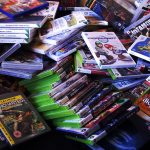 pile of video games