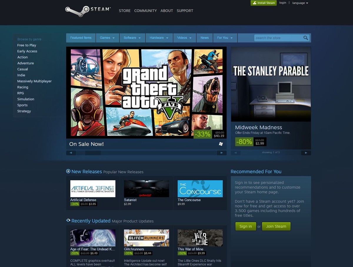 Steam Store