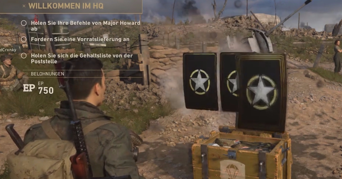 Call of Duty WW2 loot boxes supply drop