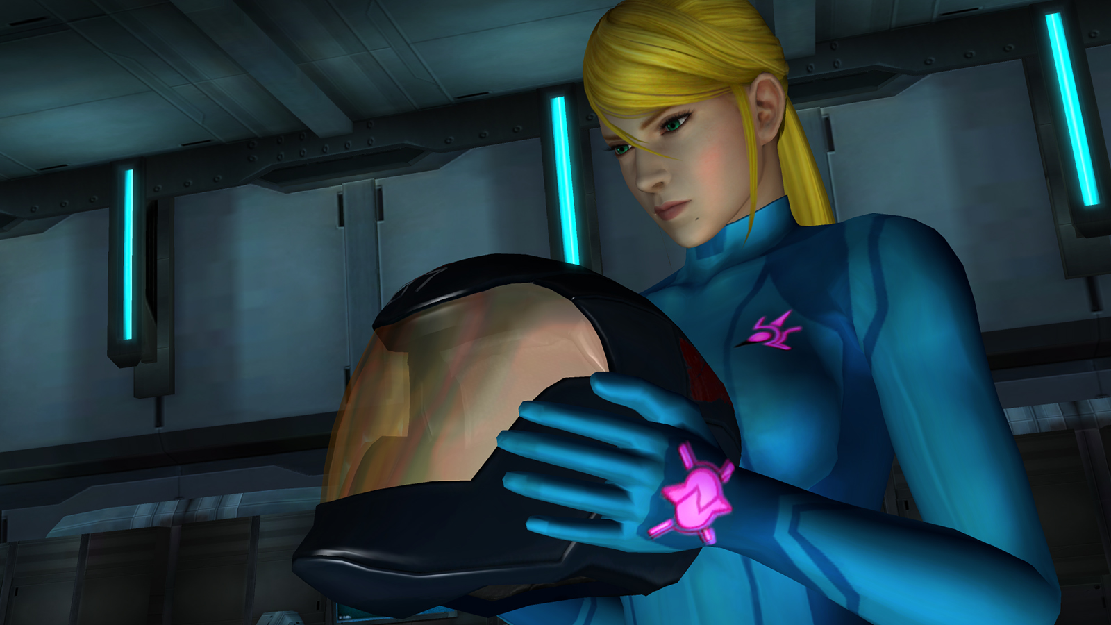 zero suit samus no suit